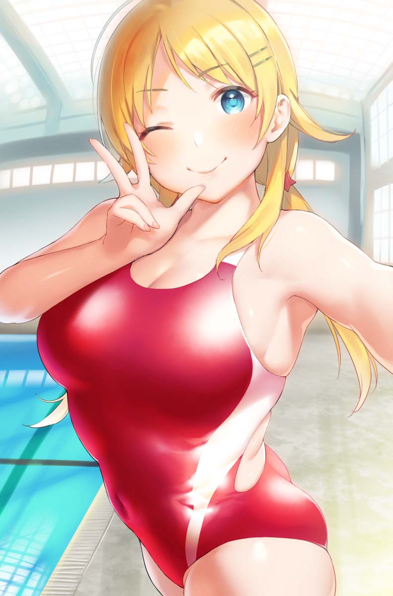 每日好图：性感泳装#P站#同人美图推荐【画师：猫しょこ】