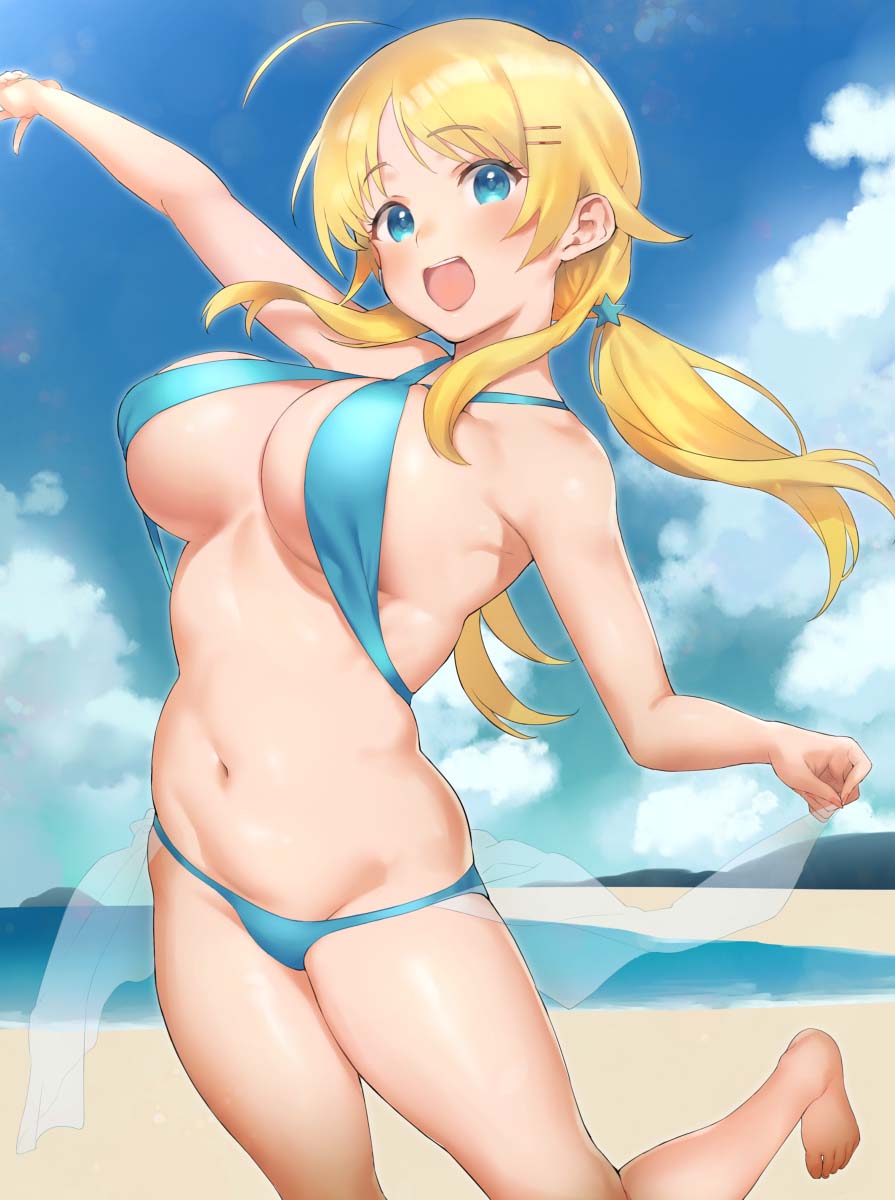 每日好图：性感泳装#P站#同人美图推荐【画师：猫しょこ】