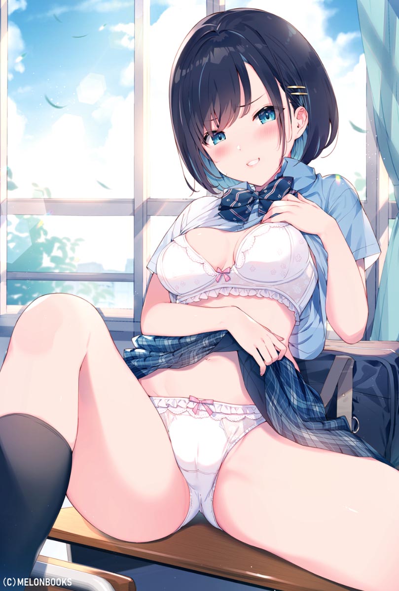 P站推荐#二次元性感内衣美图#【画师：カット】
