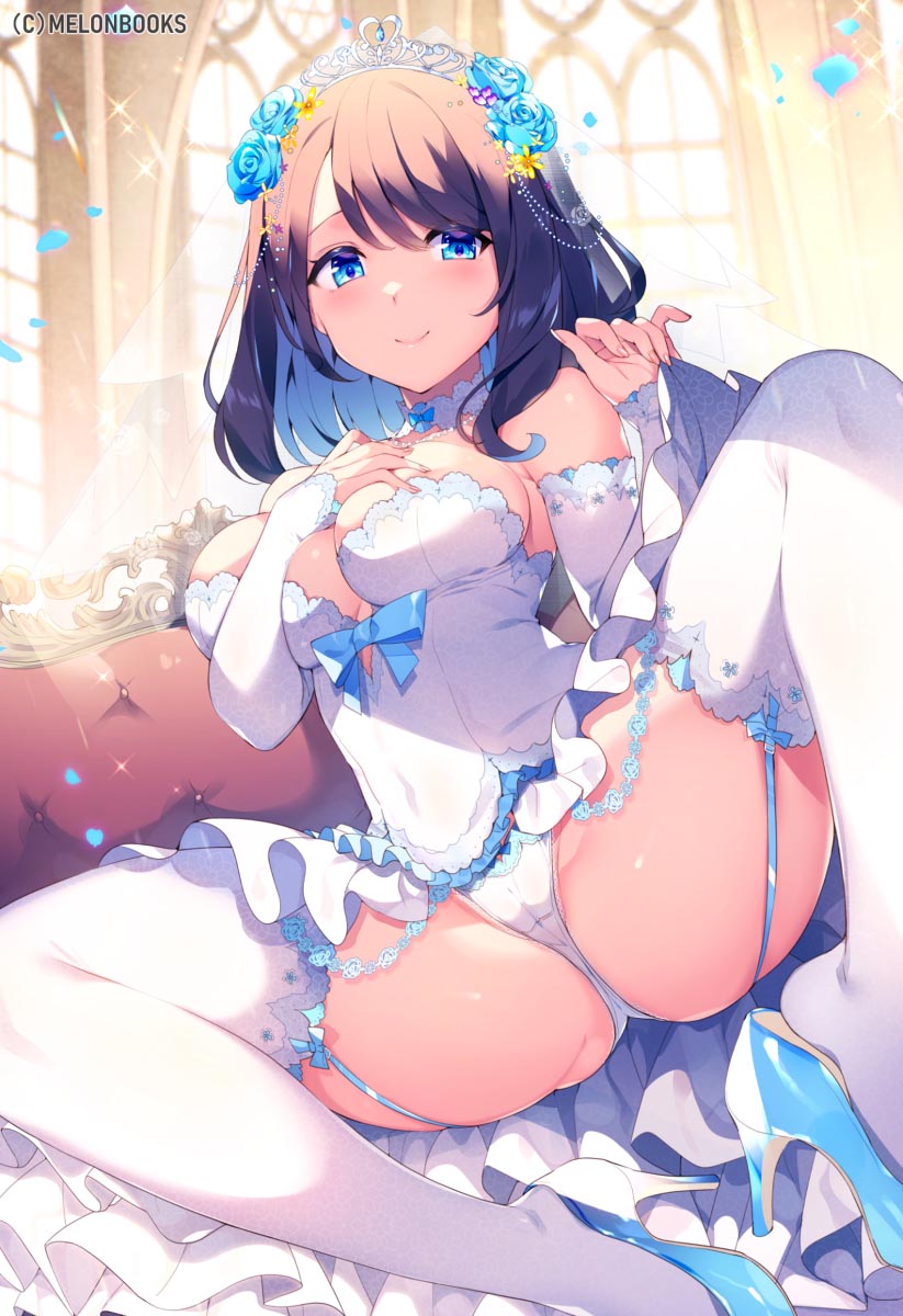 P站推荐#二次元性感内衣美图#【画师：カット】