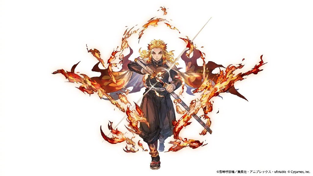 《碧蓝幻想》联动《鬼灭之刃》：炼狱杏寿郎 立绘公开