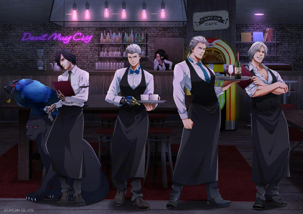 卡普空 DMC5 主题咖啡厅 新视觉图公布