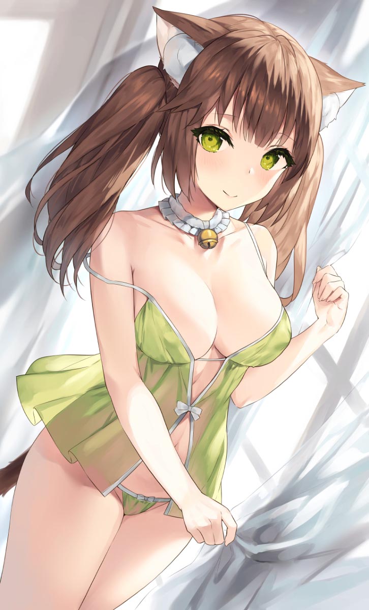 每日好图：P站#二次元插画精选#精灵#泳装【画师：そらなにいろ】