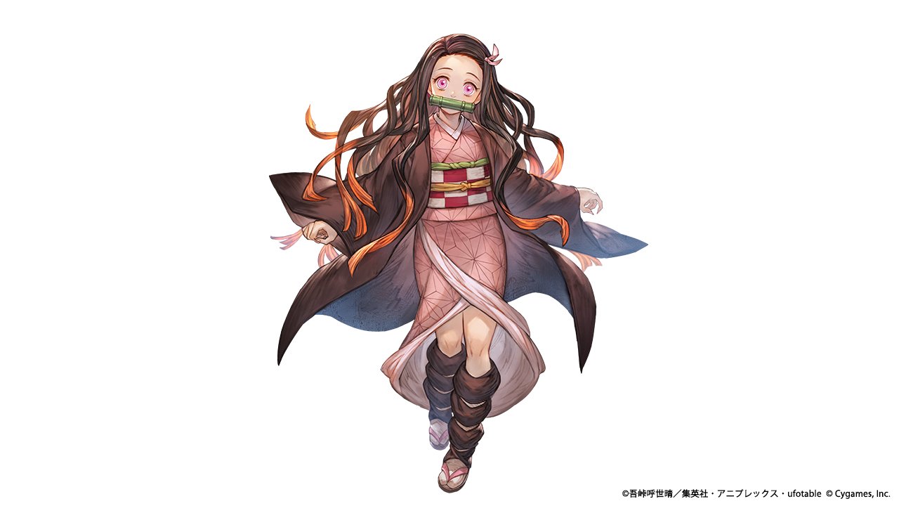 《碧蓝幻想》×《鬼灭之刃》联动： 灶门祢豆子 立绘 ​​​​