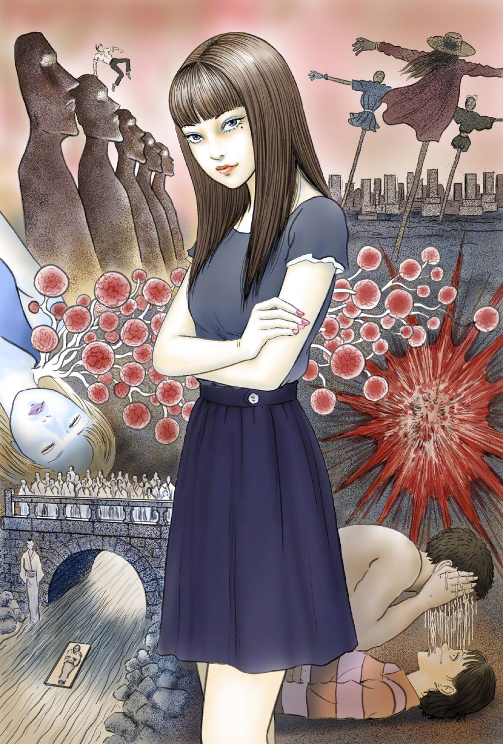 伊藤润二恐怖漫画《富江》宣布真人美剧化！