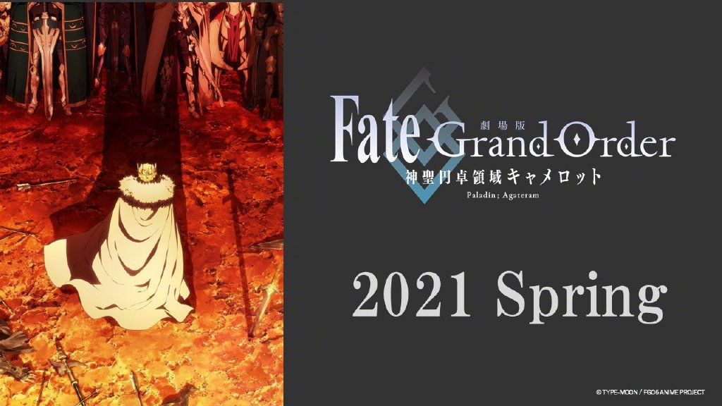 剧场版动画《FGO 神圣圆桌领域卡美洛 后篇》视觉图公开，2021年春季上映