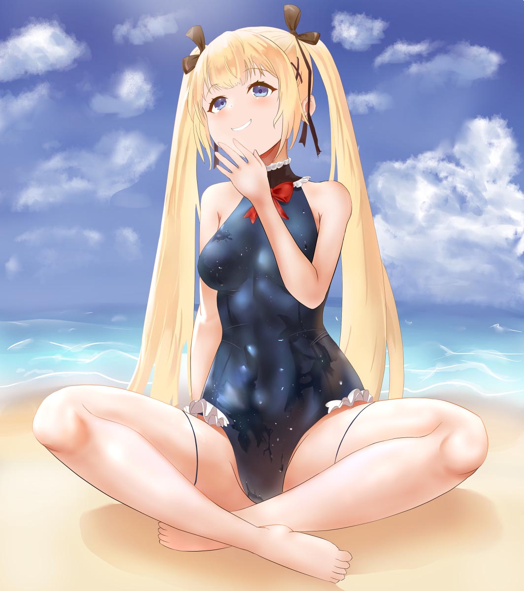 每日好图：P站#碧蓝航线×DOAXVV “玛丽罗斯”同人精选