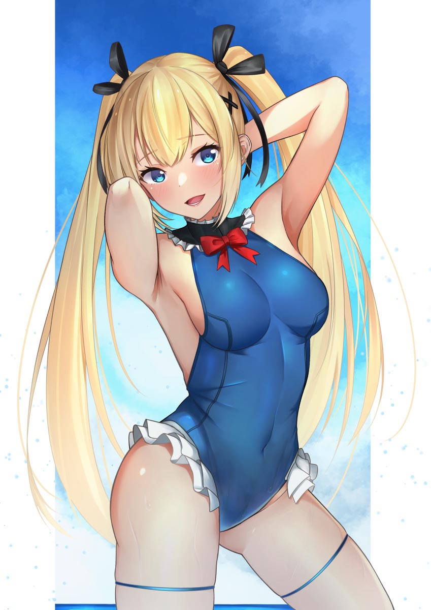 每日好图：P站#碧蓝航线×DOAXVV “玛丽罗斯”同人精选