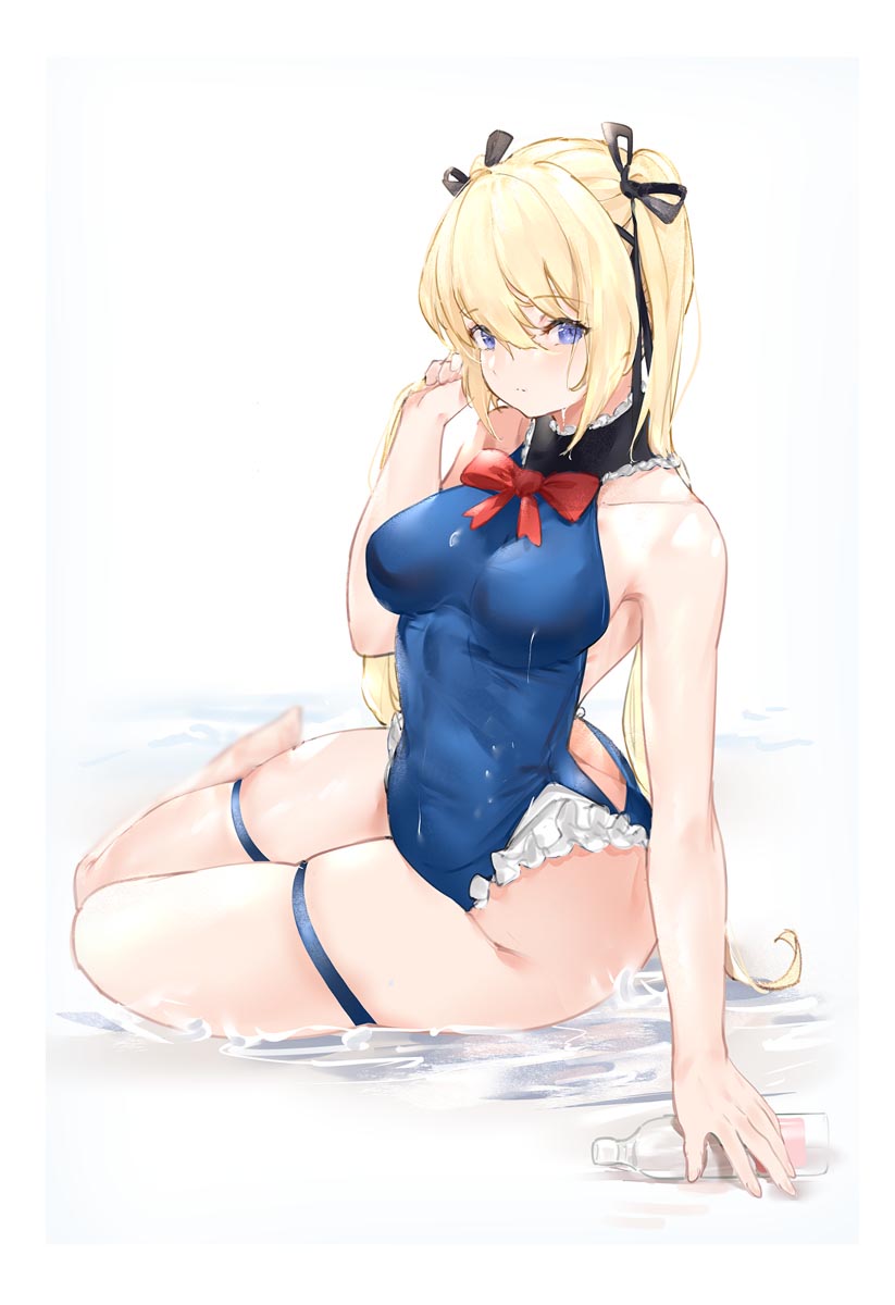 每日好图：P站#碧蓝航线×DOAXVV “玛丽罗斯”同人精选