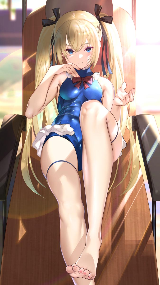 每日好图：P站#碧蓝航线×DOAXVV “玛丽罗斯”同人精选