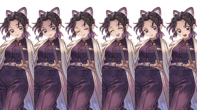 「鬼灭之刃」联动「碧蓝幻想」角色全表情