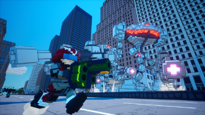 PS4/NS《方块地球防卫军》2021年春季推出中文版