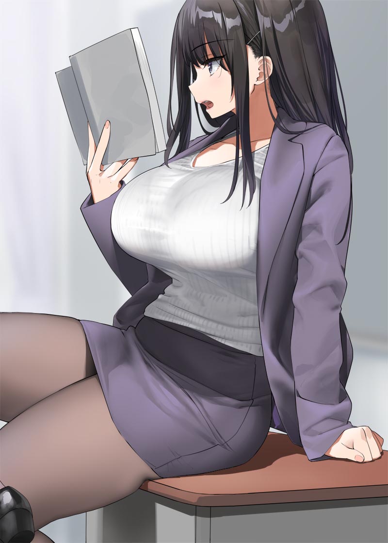 每日好图：P站#巨乳JK#女高中生内衣福利【画师：開栓注意】