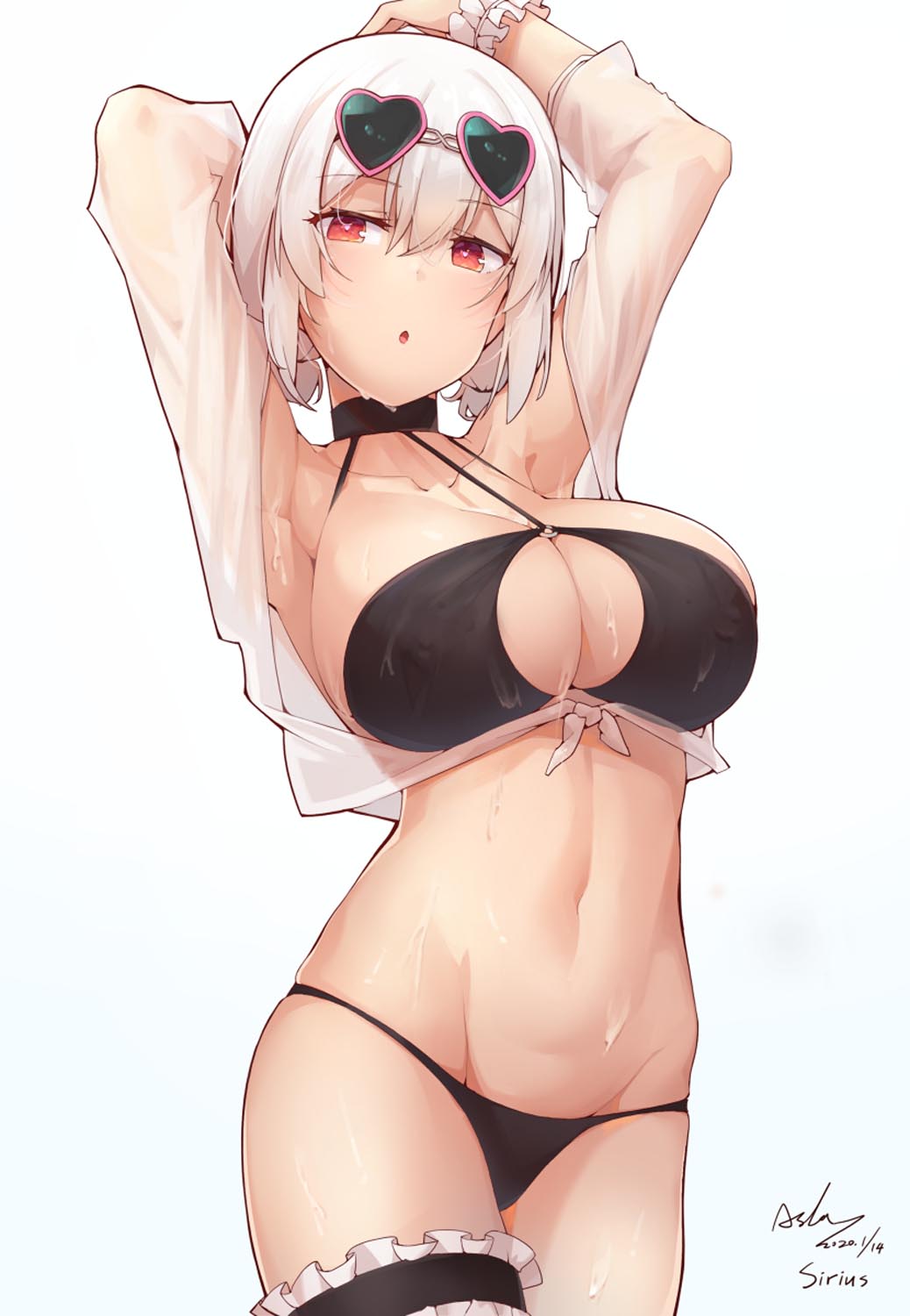 每日好图：P站#碧蓝航线同人图精选【画师：アスラ(Asla)】
