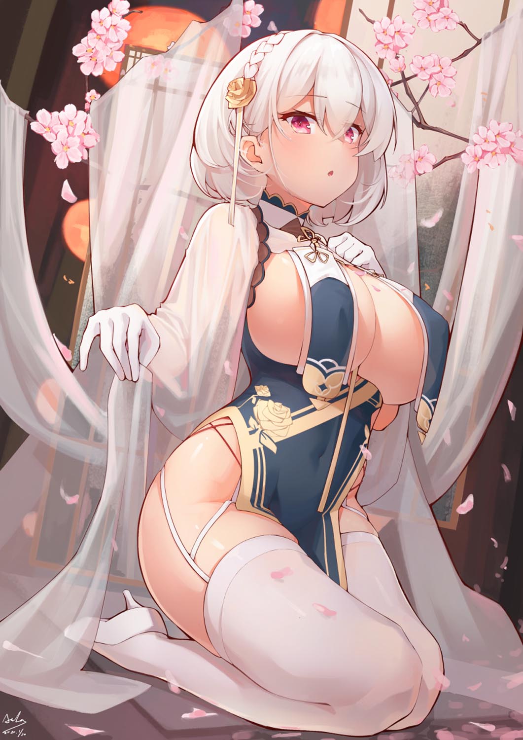 每日好图：P站#碧蓝航线同人图精选【画师：アスラ(Asla)】