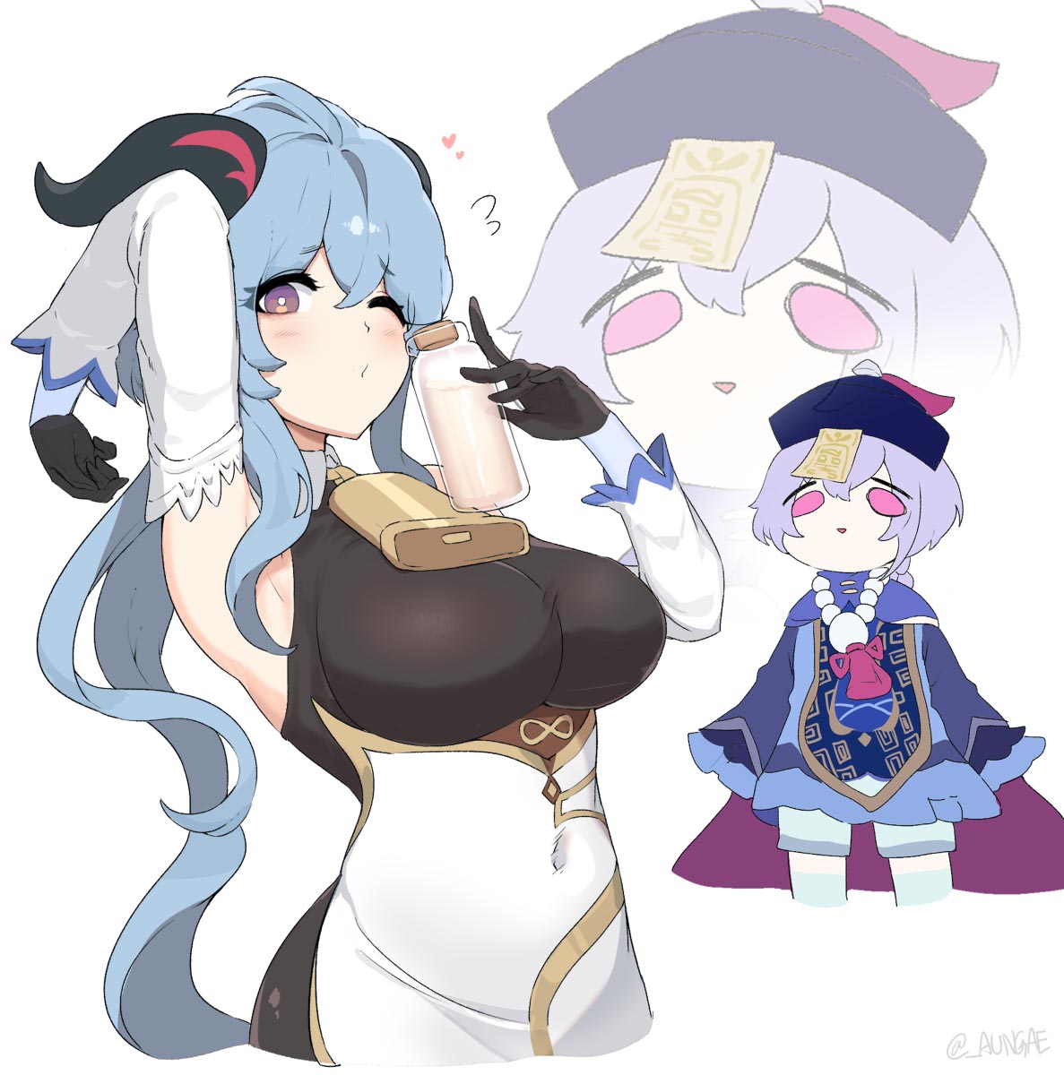 原神同人图#P站插画精选#晚安原神人【12月21日新】