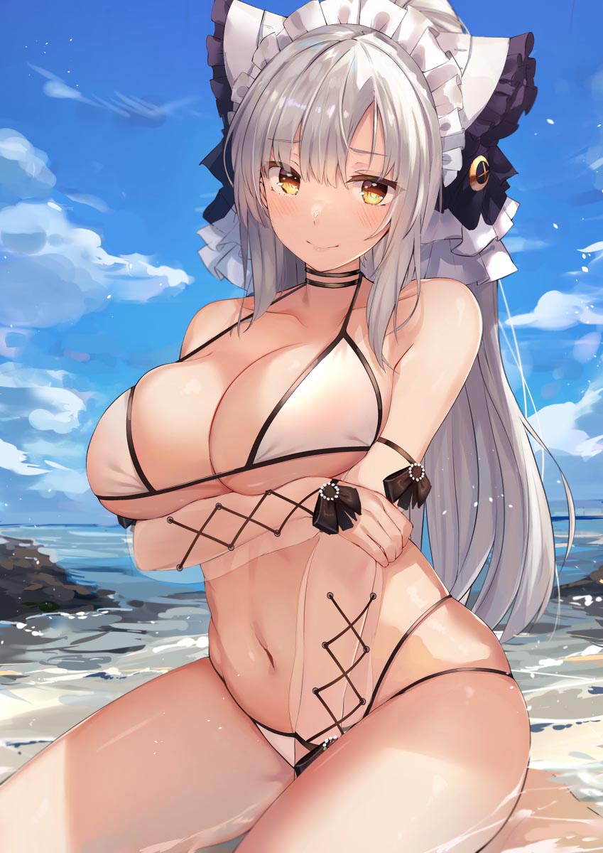 每日好图：大大大！#P站#同人插画精选#碧蓝航线【画师：うーろん汰】