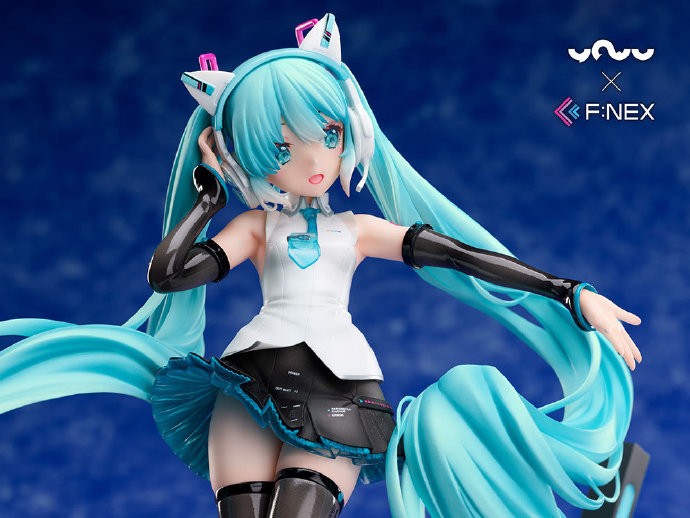【妖舞YOWU×F:NEX】猫耳耳机 初音ミク1/7 手办 开始预约