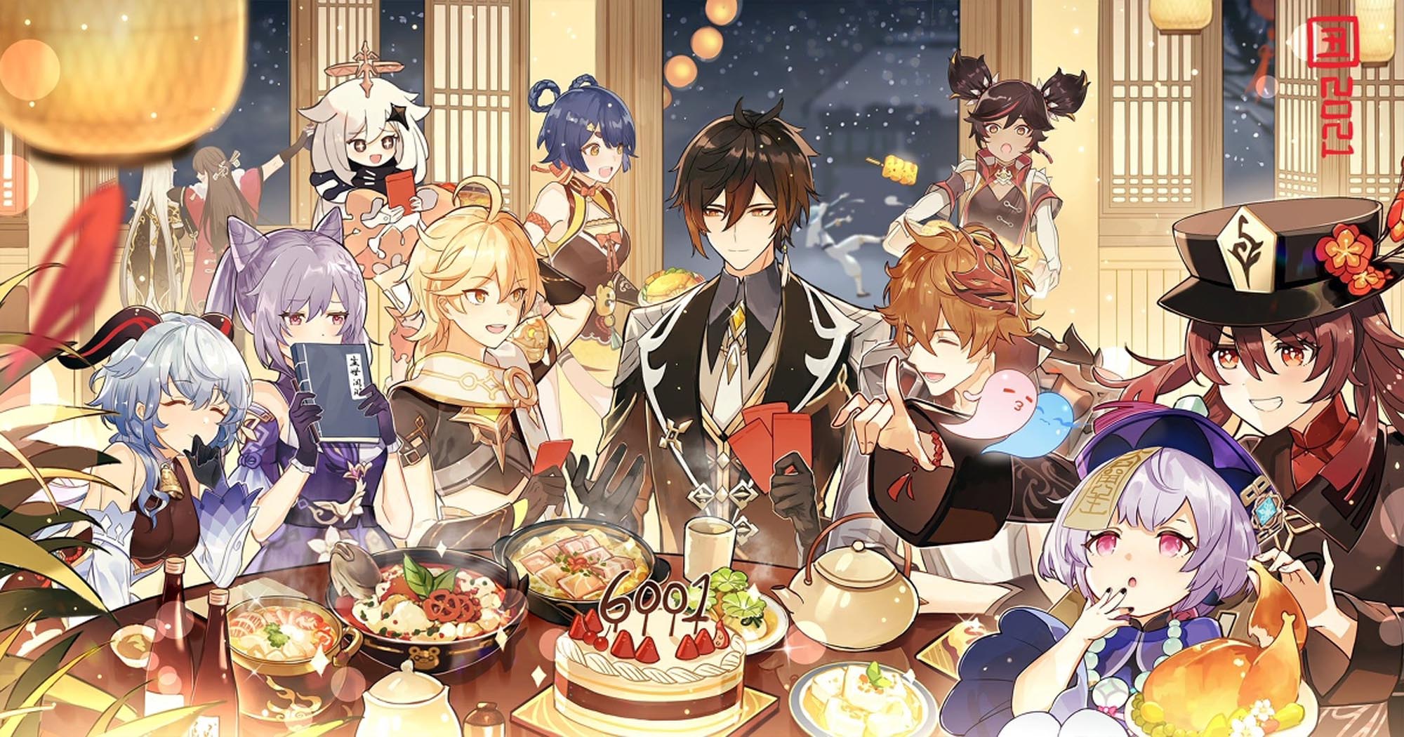 午安原神#原神同人图#Pixiv插画精选#【1月5日新】