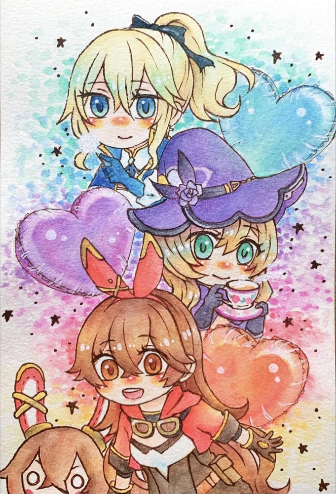 晚安原神#原神同人图#P站插画福利【2月10日新】