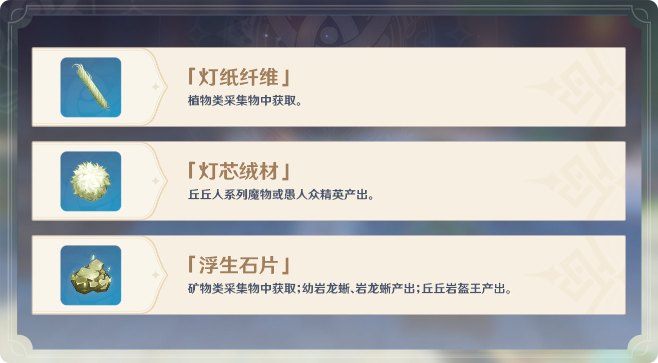 原神1.3:「海灯节」玩法说明插图17 原神1.3:「海灯节」玩法说明