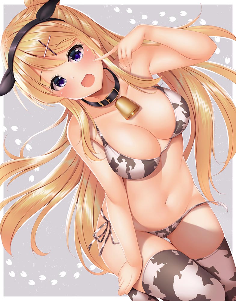 每日好图：P站#二次元美少女插画精选#小裤裤【みなとおじたん】