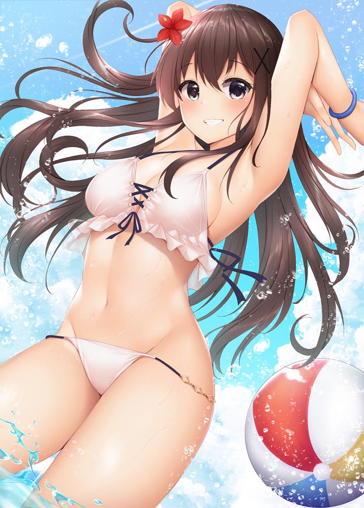 每日好图：P站#二次元美少女插画精选#小裤裤【みなとおじたん】