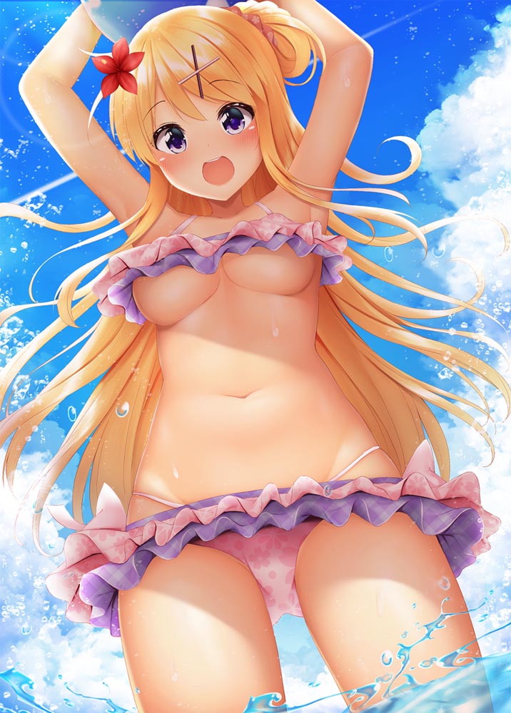每日好图：P站#二次元美少女插画精选#小裤裤【みなとおじたん】