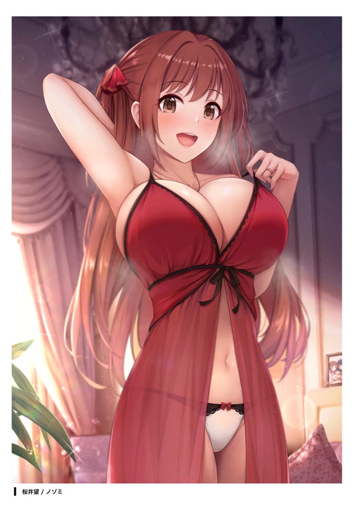 每日好图：“实在是太大了”#二次元巨乳美少女#P站大神【画师：缶子牧場】
