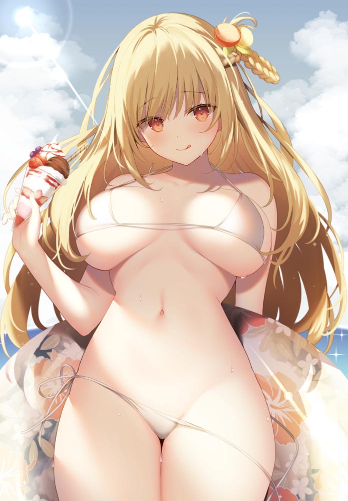 每日好图：二次元美少女#FGO同人图#Pixiv插画精选【画师：みこ】