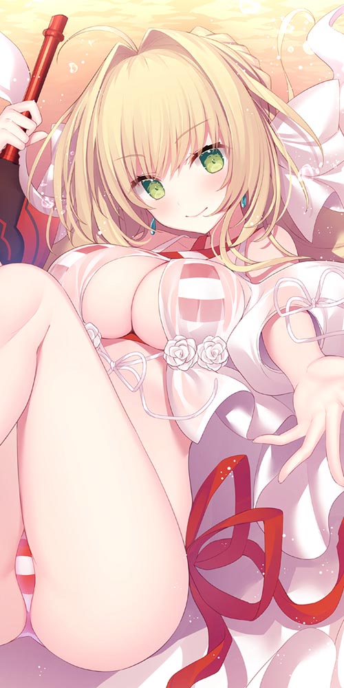 每日好图：二次元美少女#FGO同人图#Pixiv插画精选【画师：みこ】