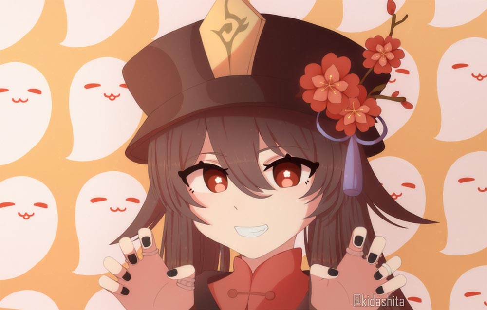 每日好图：晚安原神#原神同人图【3月4日新】