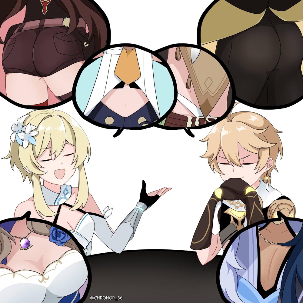 原神同人图：晚安原神#P站本子#每日好图【4月6日新】