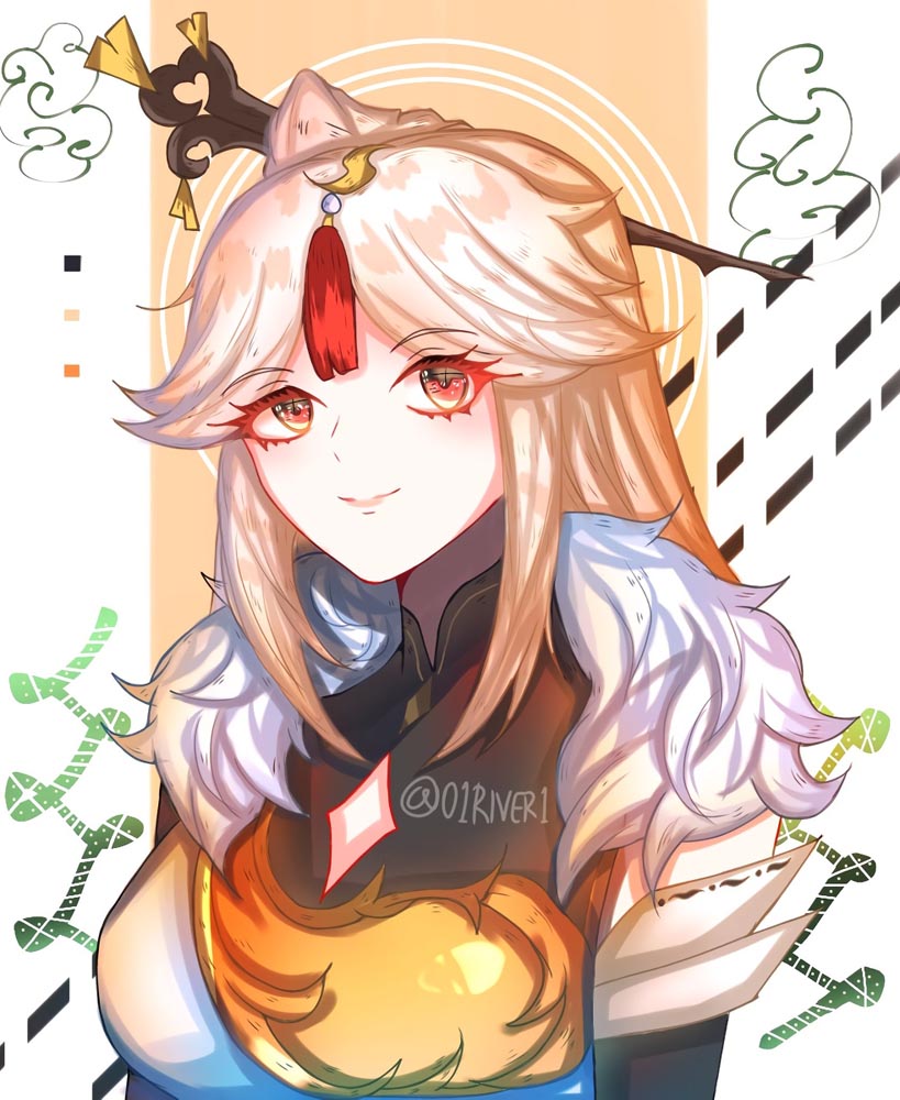 原神同人图：午安原神#Pixiv插画#每日好图【4月7日新】