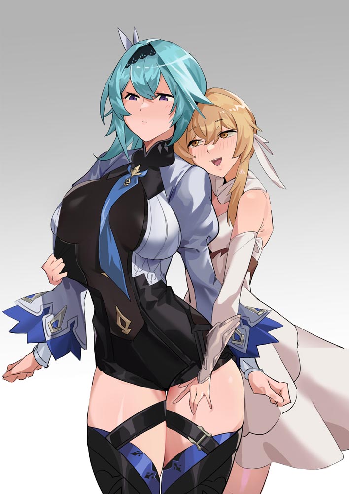 原神同人图：早安原神#P站涩图#每日好图【4月10日新】