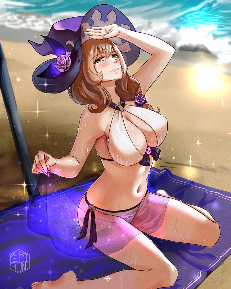 晚安原神#P站插画精选#原神同人图【4月30日新】