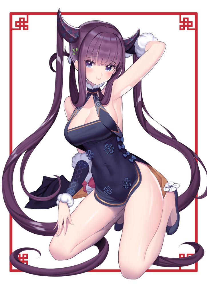 每日好图：二次元美乳美臀#动漫美少女性感图片【画师：YuRi】