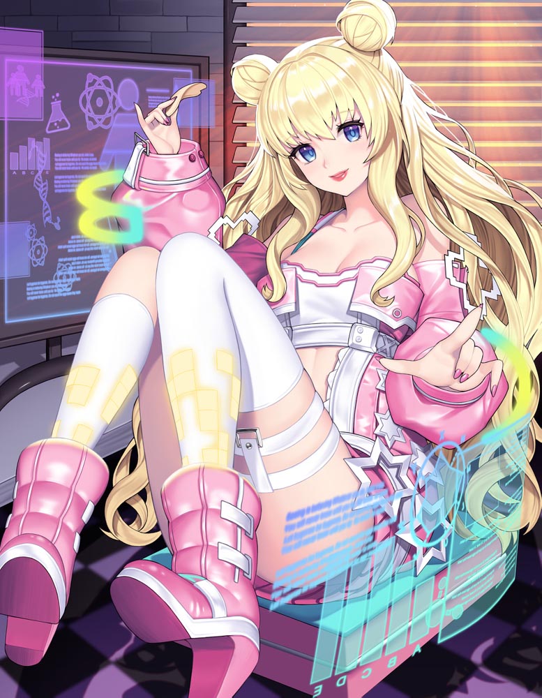 每日好图：二次元美乳美臀#动漫美少女性感图片【画师：YuRi】