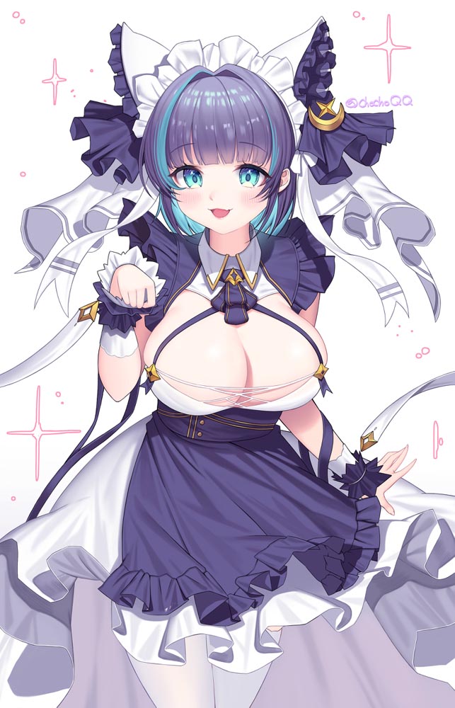每日好图：二次元美乳美臀#动漫美少女性感图片【画师：YuRi】