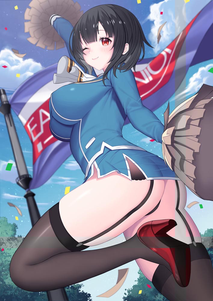 每日好图：二次元美乳美臀#动漫美少女性感图片【画师：YuRi】
