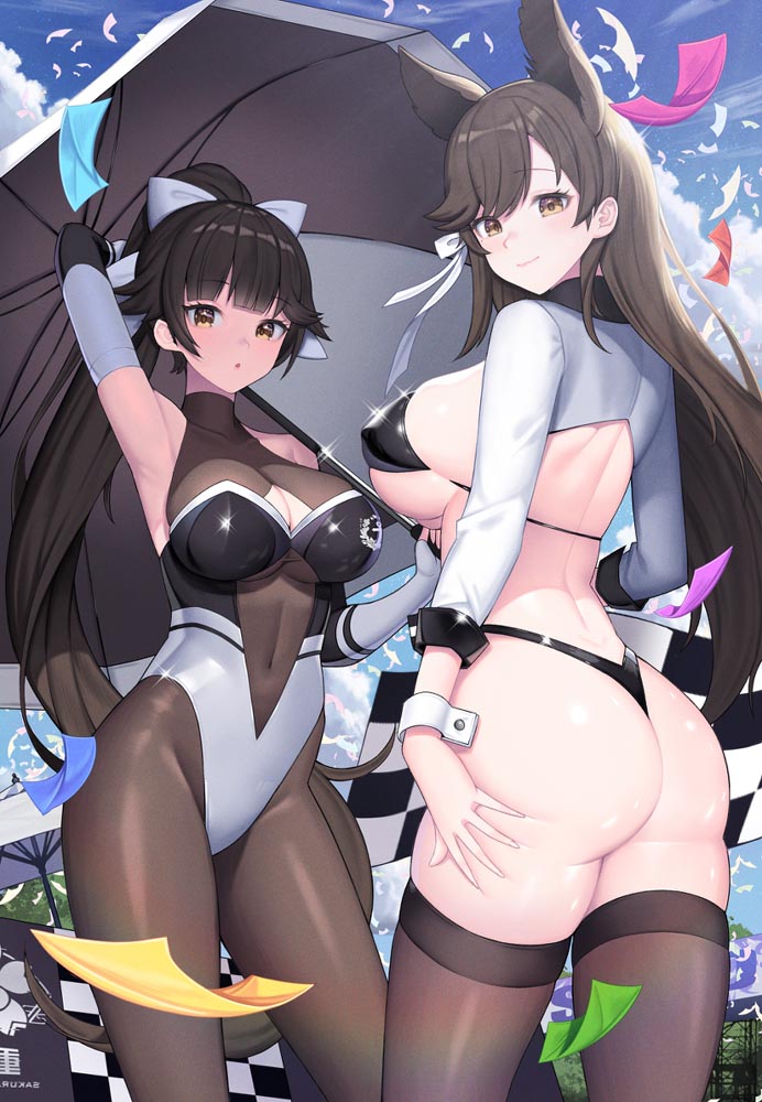 每日好图：二次元美乳美臀#动漫美少女性感图片【画师：YuRi】