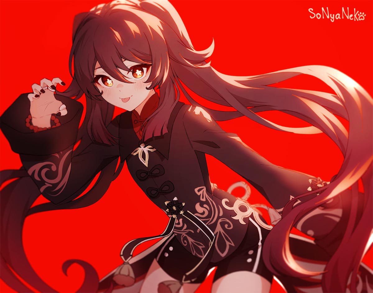 二次元美少女同人插画#午安原神【210519】