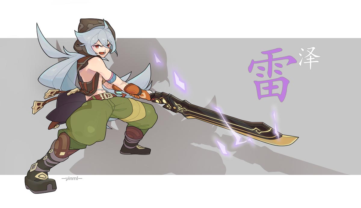 二次元美少女同人图#早安原神【210602】
