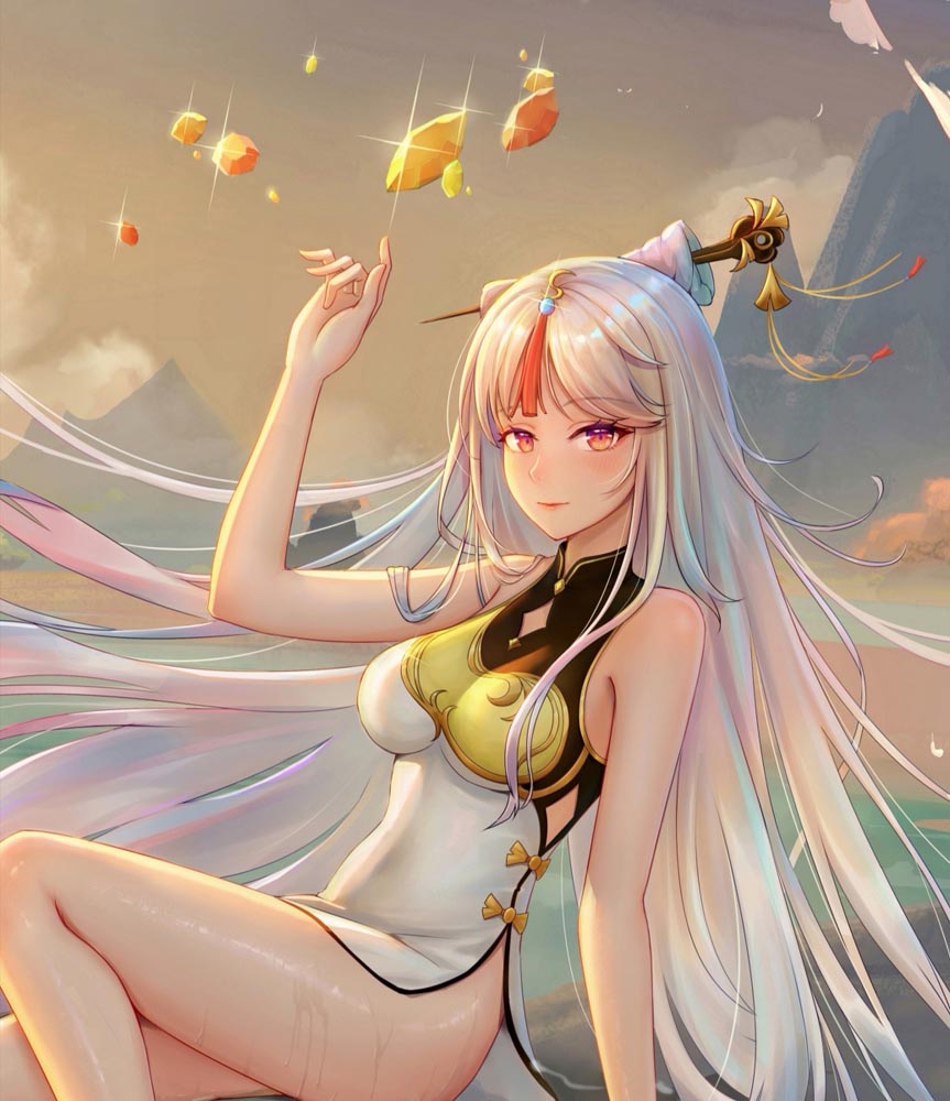 每日好图：二次元美少女#午安原神【210608】