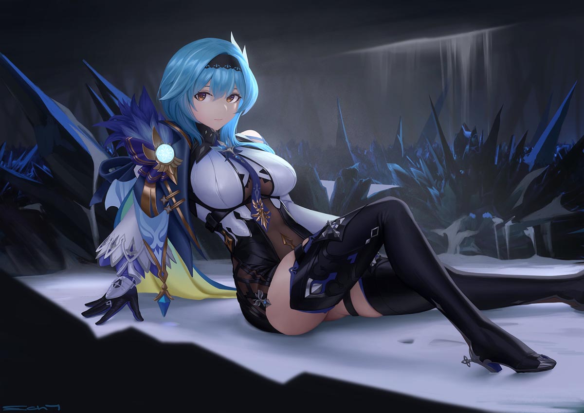 每日好图：二次元美少女#午安原神【210608】