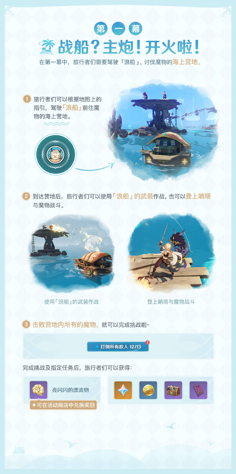 原神1.6:新活动「盛夏!海岛?大冒险!」玩法说明与奖励一览插图3 原神1.6:新活动「盛夏!海岛?大冒险!」玩法说明与奖励一览