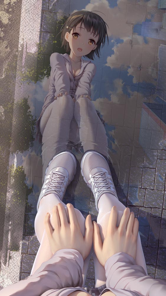 每日好图：二次元白丝捆绑紧缚拘束插画【画师ひみつ】