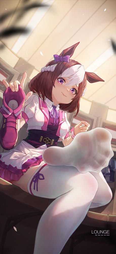 每日好图：二次元足控美图#白丝裸足捆绑拘束【画师ICECAKE】