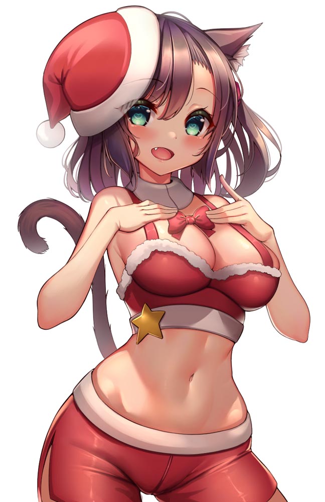 每日好图：二次元巨乳猫耳娘#插画精选【画师Kaptivate】