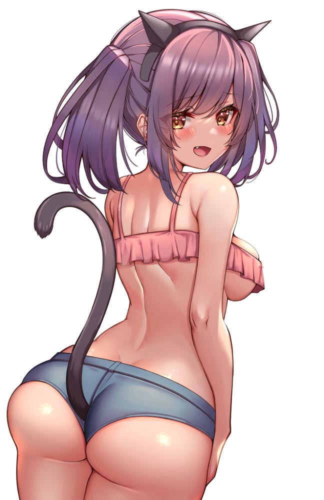 每日好图：二次元巨乳猫耳娘#插画精选【画师Kaptivate】